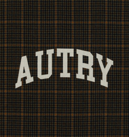 CHECKED BLANKET WITH MAXI LOGO UNISEX - AUTRY Value
