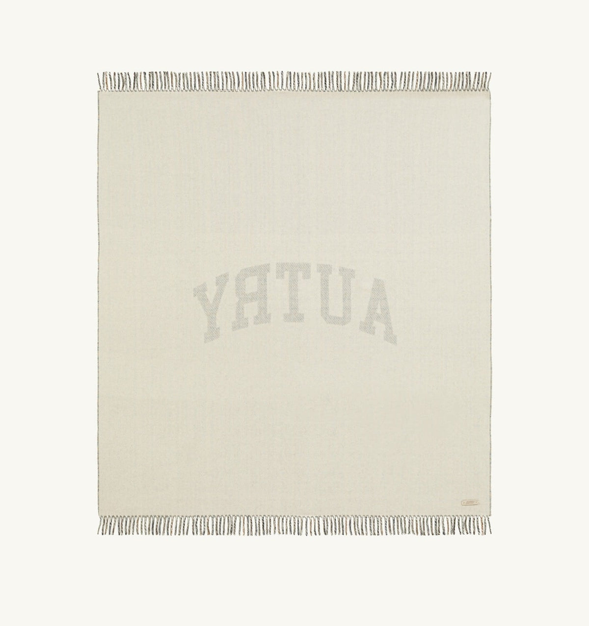 CHECKED BLANKET WITH MAXI LOGO UNISEX - AUTRY Value