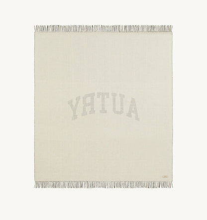 CHECKED BLANKET WITH MAXI LOGO UNISEX - AUTRY Value