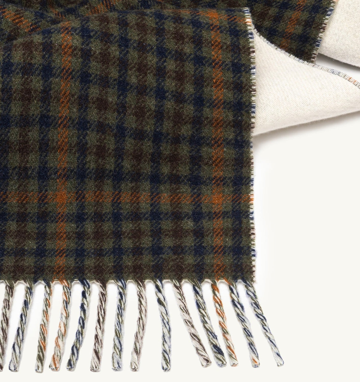 CHECKED BLANKET WITH MAXI LOGO UNISEX - AUTRY Value
