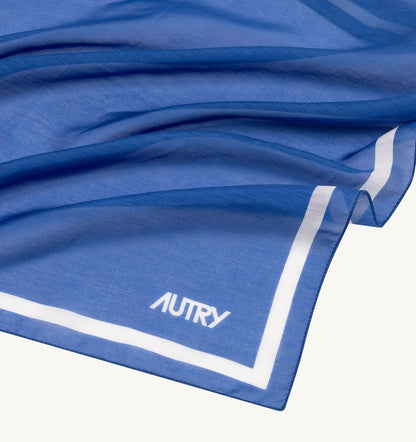 FOULARD SCARF IN COTTON AND SILK UNISEX - AUTRY Essential