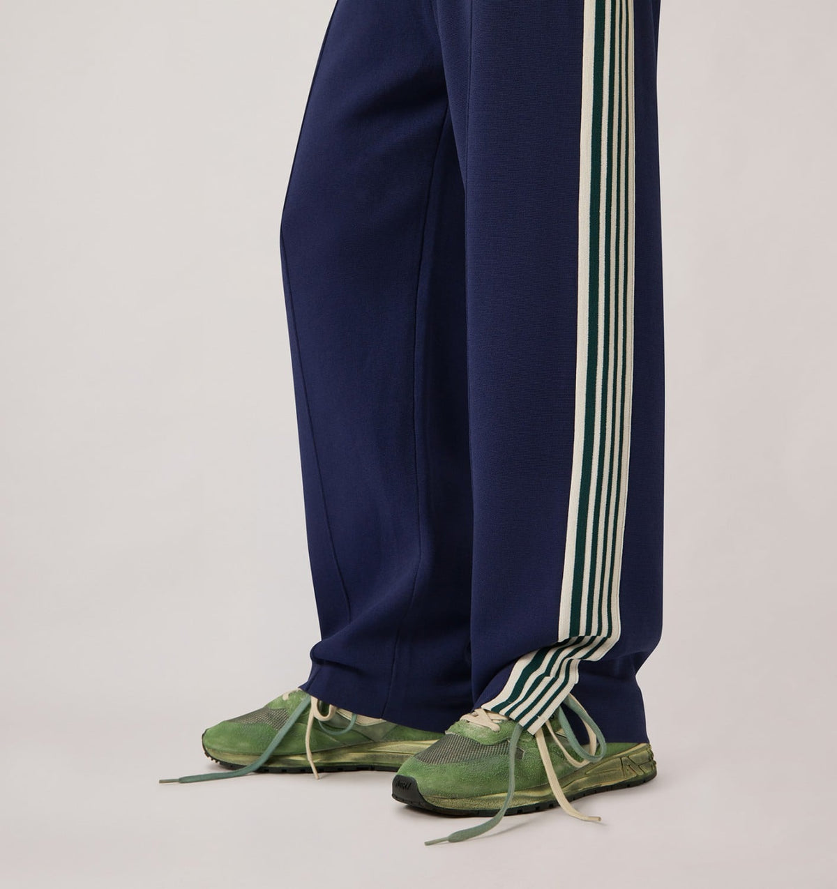 REELWIND SUPER VINTAGE SNEAKERS IN LEPRECHAUN AND WHITE SUEDE AND NYLON - AUTRY Latest