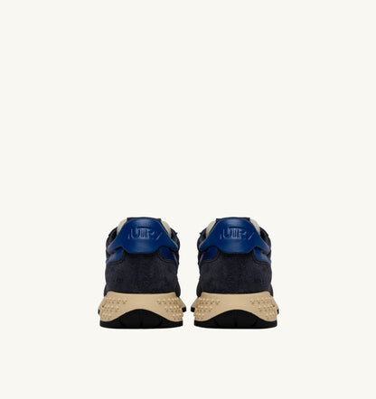 REELWIND LOW SNEAKERS IN SPACE BLUE AND LAPIS BLUE NYLON AND SUEDE - AUTRY Latest
