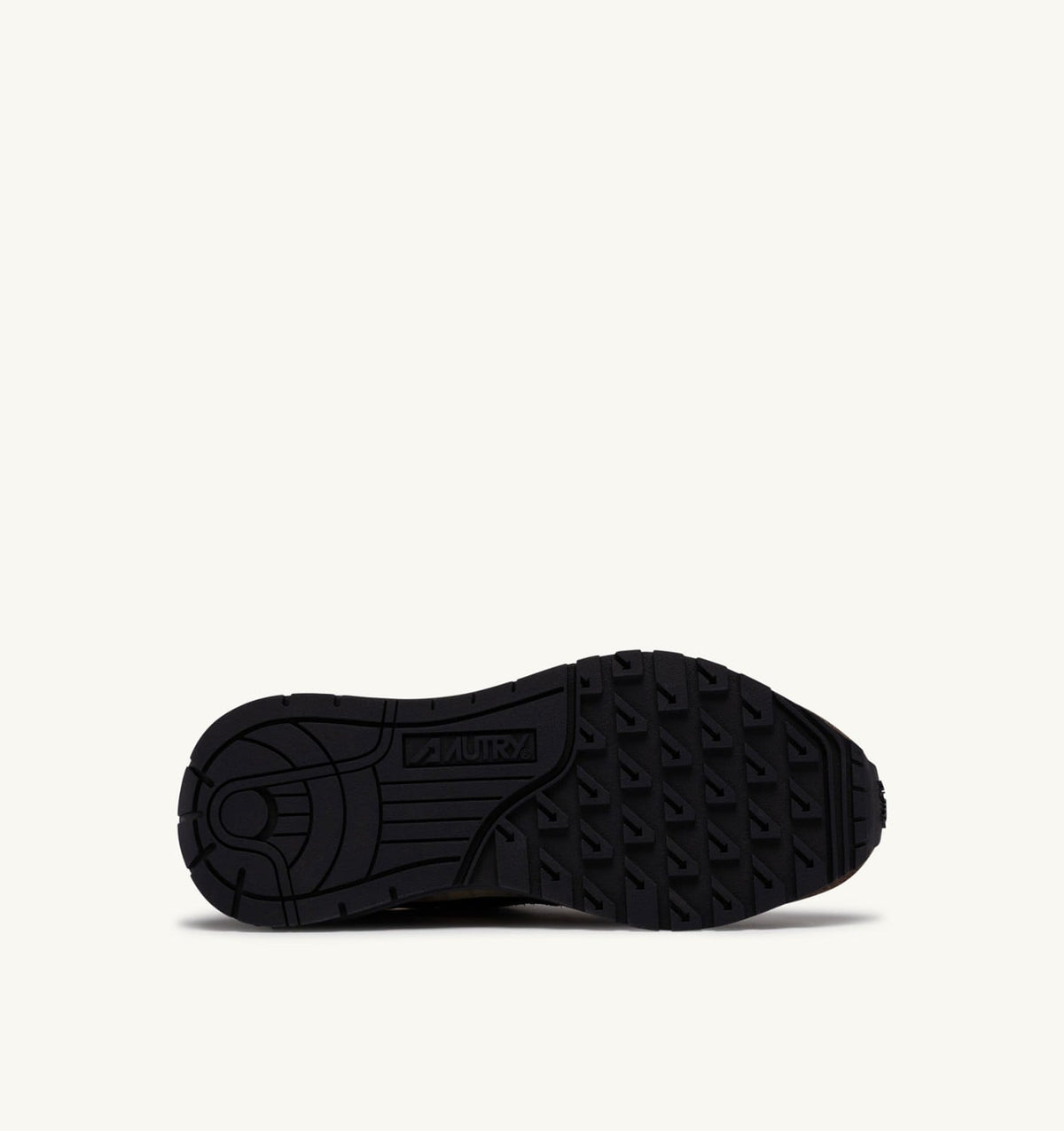 REELWIND LOW SNEAKERS IN DARK BARK PEBBLE AND PHANTOM SUEDE AND NYLON - AUTRY Quality