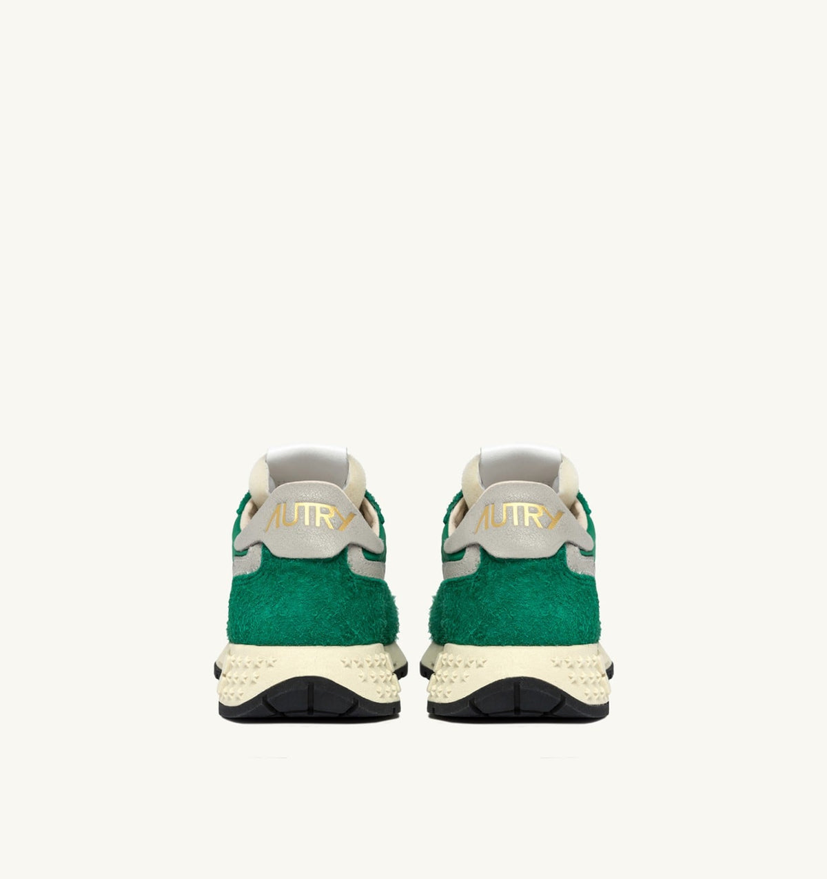 REELWIND LOW SNEAKERS IN GREEN NYLON AND SUEDE - AUTRY Everyday