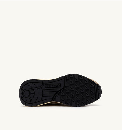 REELWIND LOW SNEAKERS IN PEPPER AND WHITE NYLON AND SUEDE - AUTRY Value