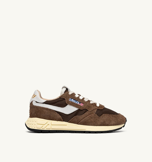 REELWIND LOW SNEAKERS IN WHITE AND TUNDRA NYLON AND SUEDE - AUTRY Latest