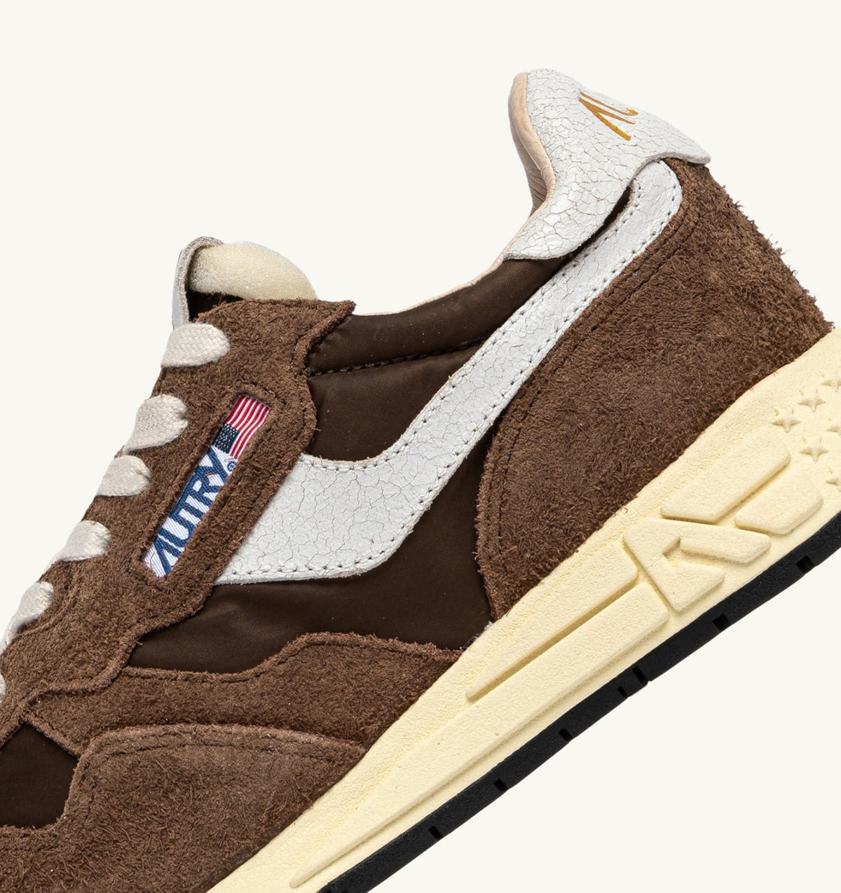 REELWIND LOW SNEAKERS IN WHITE AND TUNDRA NYLON AND SUEDE - AUTRY Latest