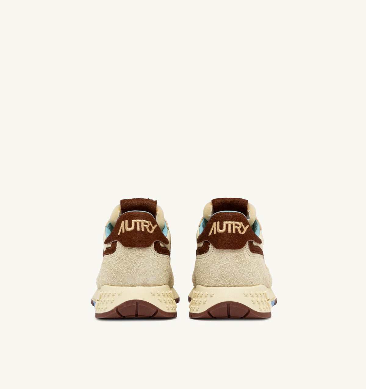 REELWIND LOW SNEAKERS IN NYLON AND SUEDE COLOR BROWN AND NUT - AUTRY Essential