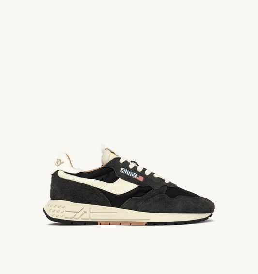 REELWIND LOW SNEAKERS IN NYLON AND SUEDE COLOR PEAT AND NUT - AUTRY Everyday
