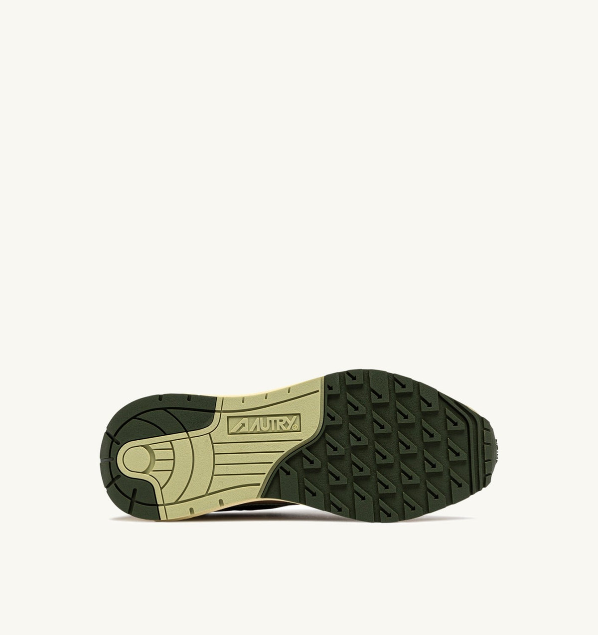 REELWIND LOW SNEAKERS IN NYLON AND SUEDE COLOR SPONGE AND GREEN - AUTRY Value