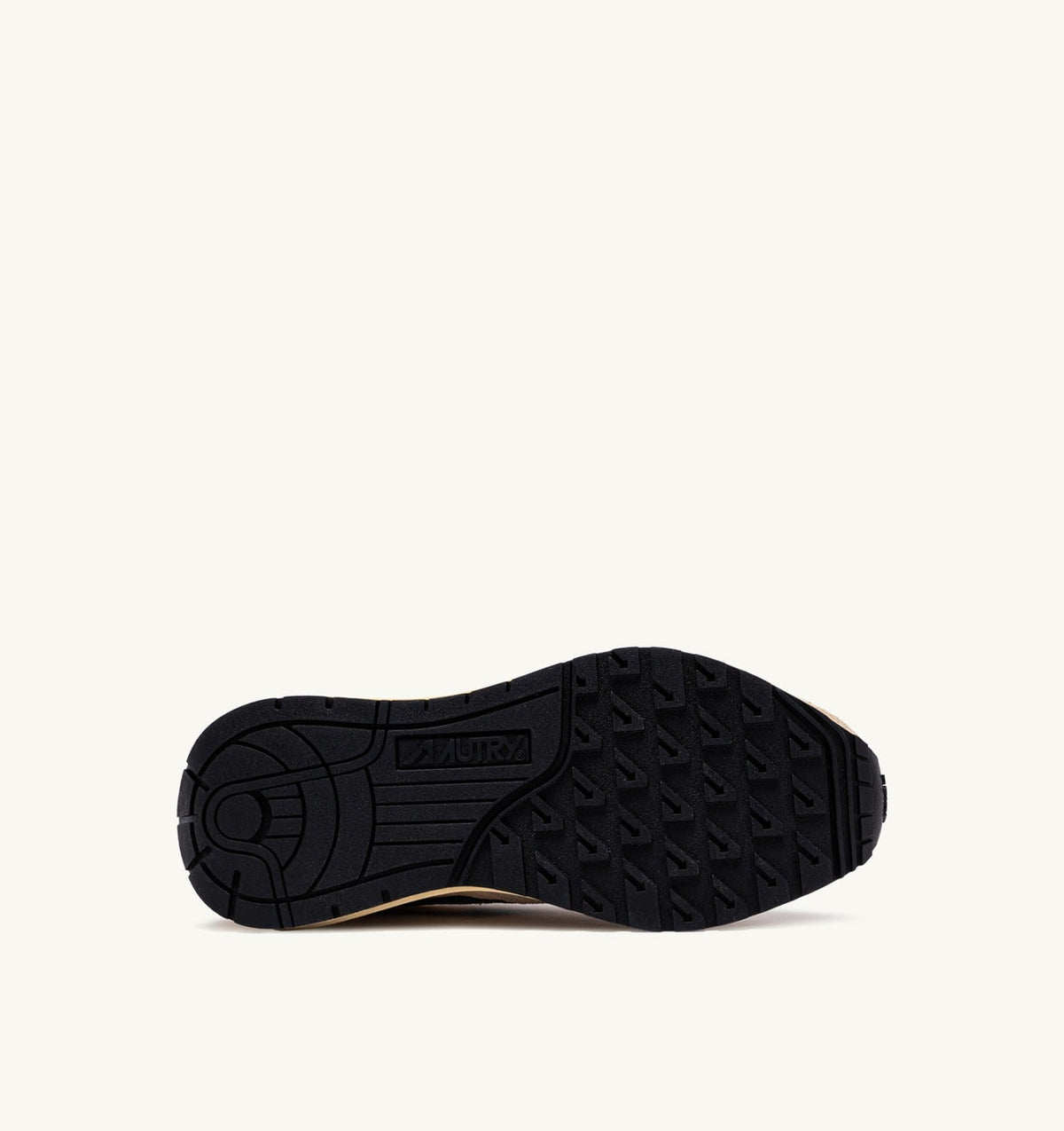 REELWIND LOW SNEAKERS IN NYLON SUEDE AND LEATHER COLOR ECRU AND ENSIGN BLUE - AUTRY Quality