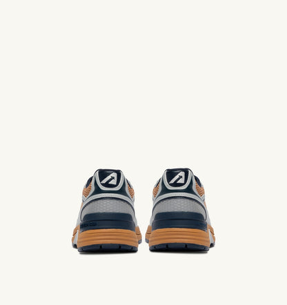 HYPERWAY SNEAKERS IN SILVER BISCUIT AND SPACE SYNTHETIC LEATHER AND MESH - AUTRY Everyday