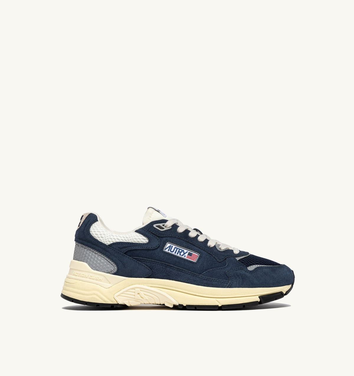 HYPERWAY SNEAKERS IN BLUETTE AND MARSHMALLOW MESH AND SUEDE - AUTRY Essential