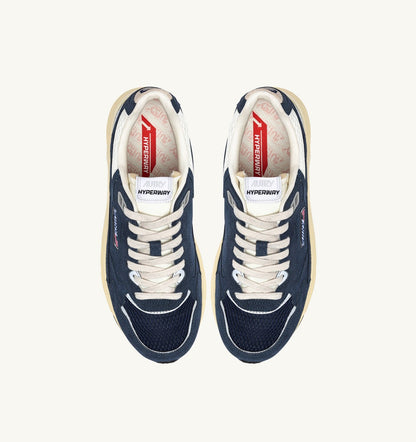 HYPERWAY SNEAKERS IN BLUETTE AND MARSHMALLOW MESH AND SUEDE - AUTRY Essential