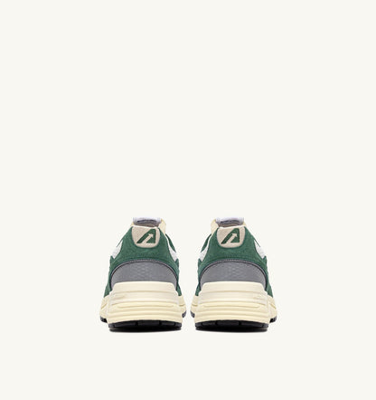 HYPERWAY SNEAKERS IN MALACHITE AND SILVER MESH AND SUEDE - AUTRY Value