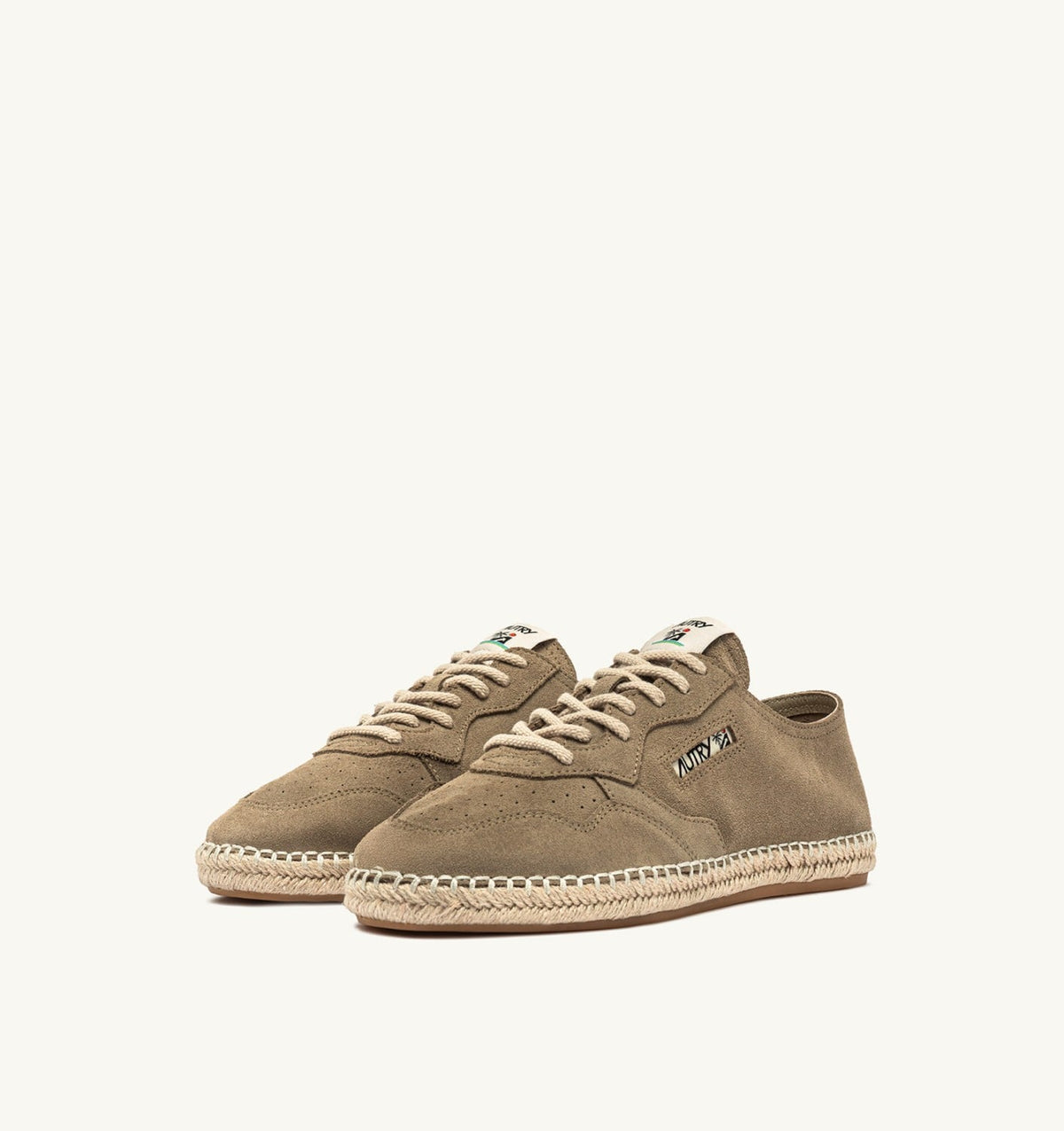 SANDY ESPADRILLES IN TAOS TAUPE SUEDE - AUTRY Latest