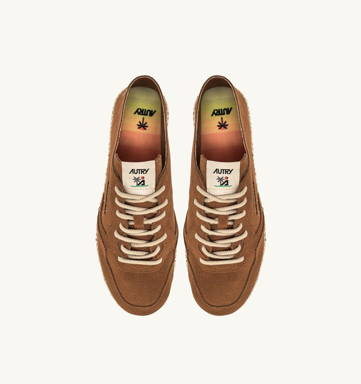 SANDY ESPADRILLES IN EARTH SUEDE - AUTRY Quality