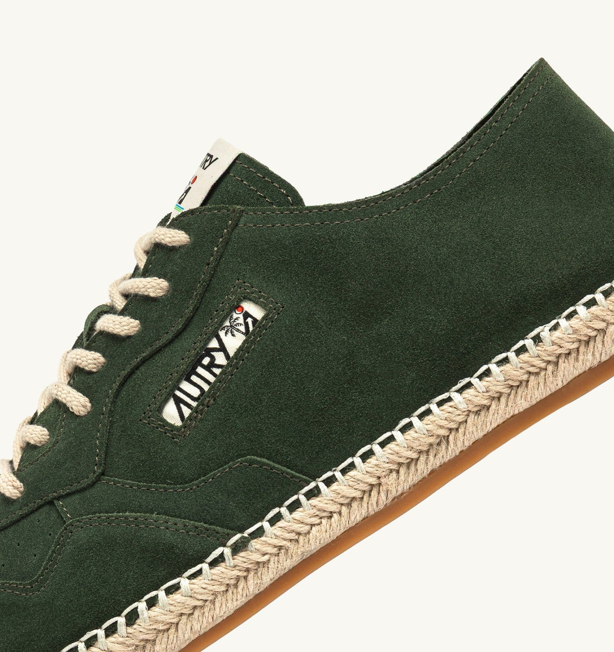 SANDY ESPADRILLES IN MOSS SUEDE - AUTRY Classic