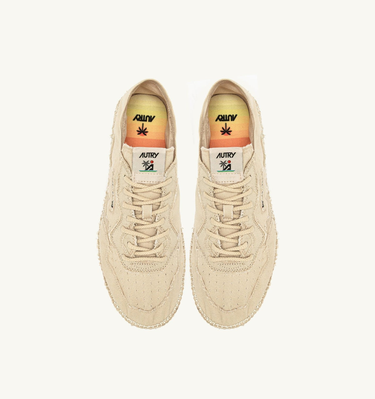 SANDY ESPADRILLES IN IVORY CANVAS - AUTRY Essential