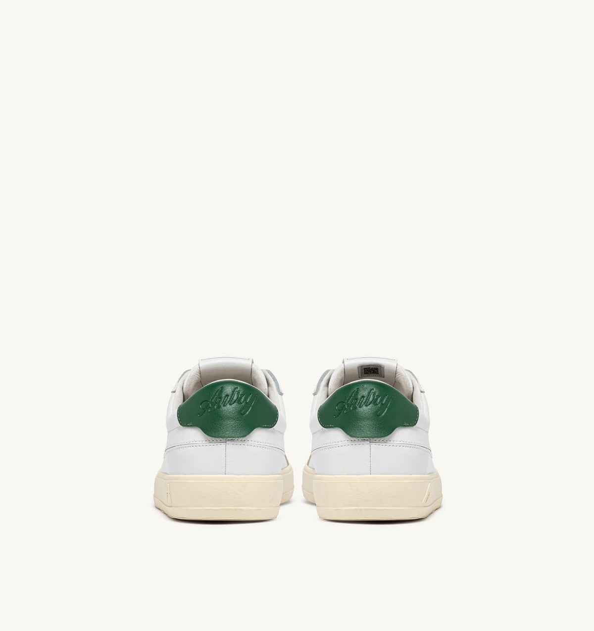WINDSCAPE LOW SNEAKERS IN WHITE AND AMAZON LEATHER - AUTRY Great Value