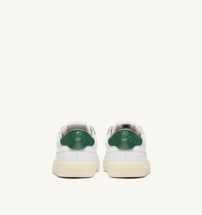 WINDSCAPE LOW SNEAKERS IN WHITE AND AMAZON LEATHER - AUTRY Great Value
