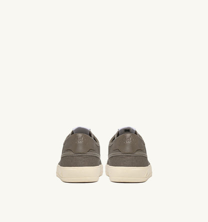 WINDSCAPE LOW SNEAKERS IN MILITARY CANVAS - AUTRY Quality