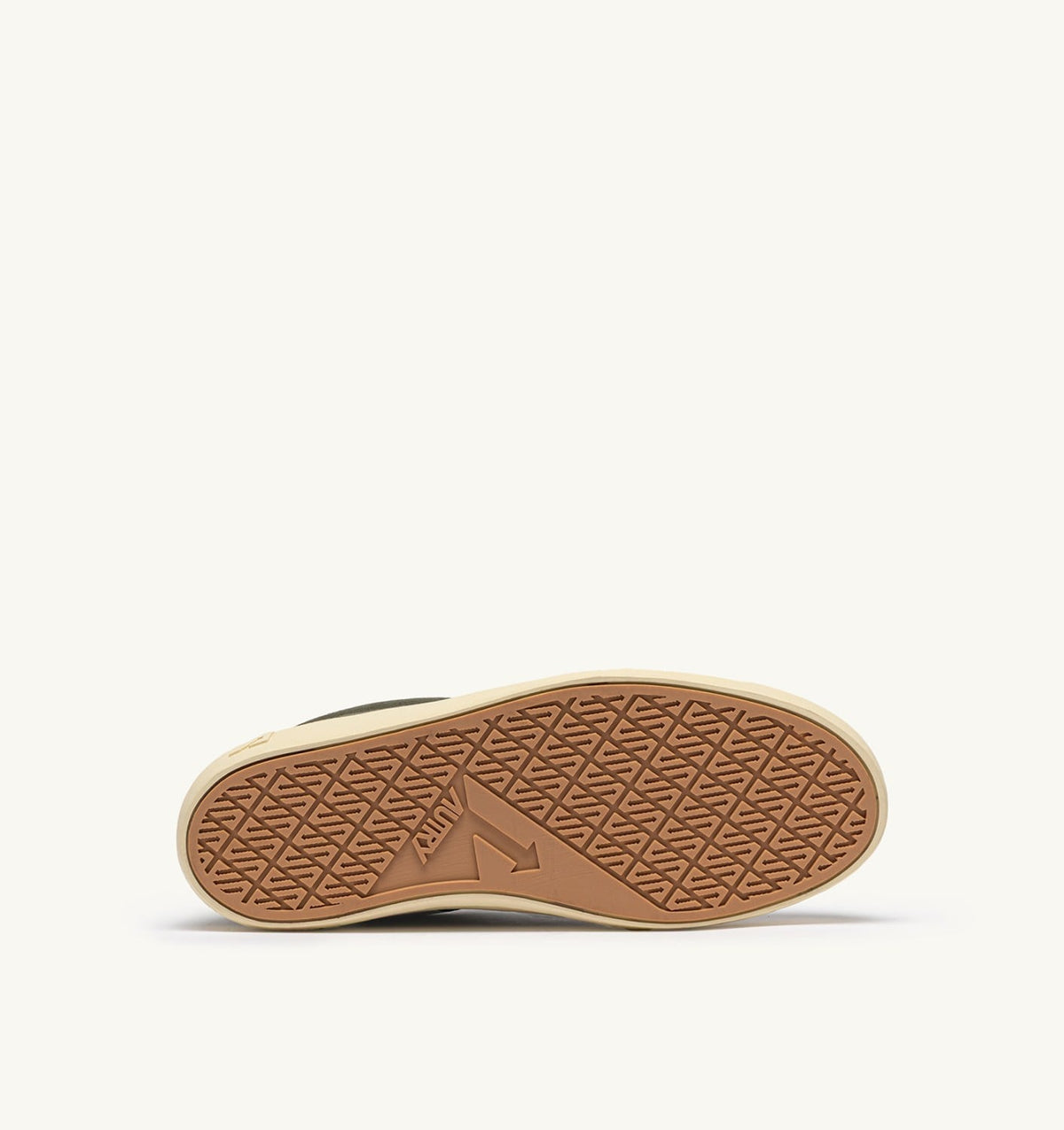 WINDSCAPE LOW SNEAKERS IN SMOKED GREEN AND MARSHMALLOW SUEDE - AUTRY Essential