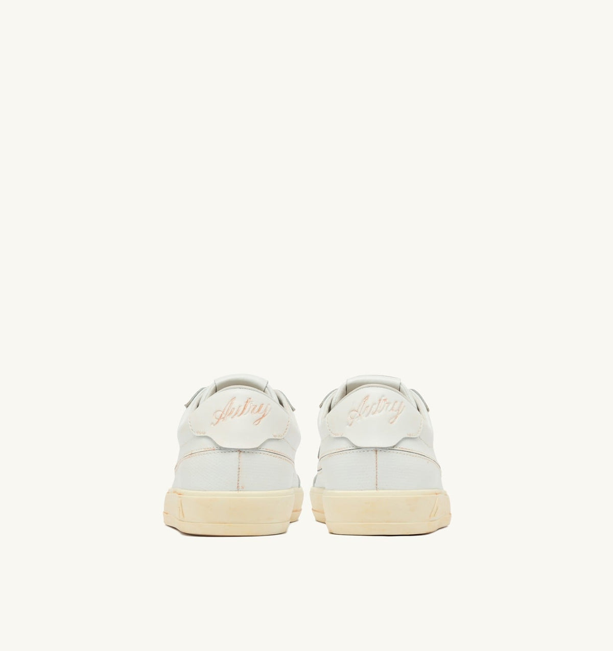 WINDSCAPE LOW SUPER VINTAGE SNEAKERS IN WHITE LEATHER - AUTRY Great Value