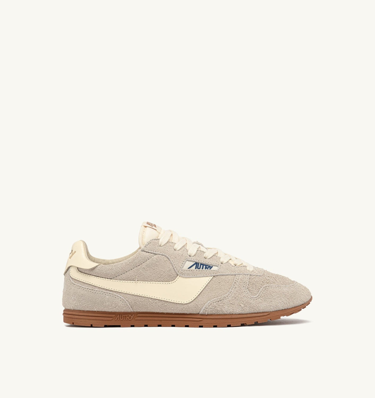 WINDSPIN SNEAKERS IN WIFE AND RUTABAGA SUEDE AND LEATHER - AUTRY Essential