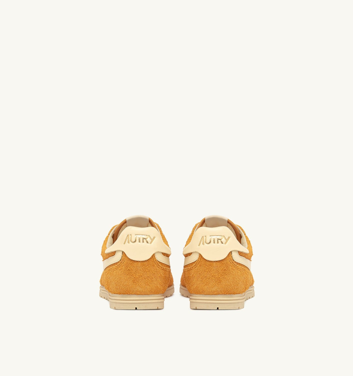 SNEAKERS WINDSPIN IN SUEDE AND LEATHER COLOR CADMIUM AND RUTABAGA - AUTRY Everyday