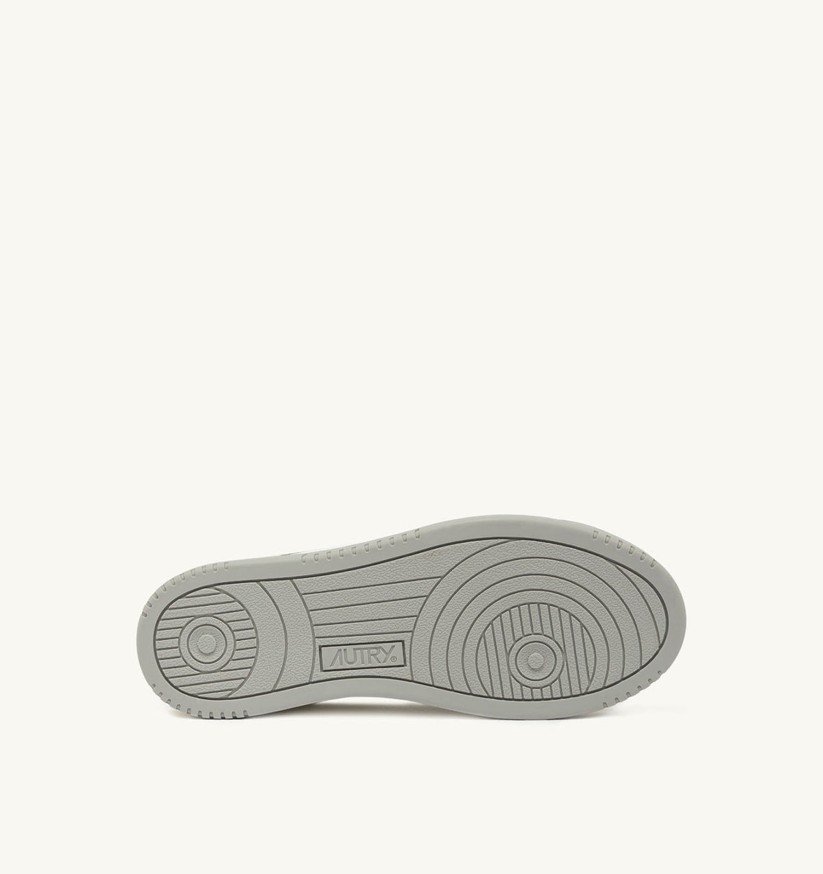 MED-WAY SNEAKERS IN LEATHER COLOR MARSHMALLOW AND VAPOR - AUTRY Quality