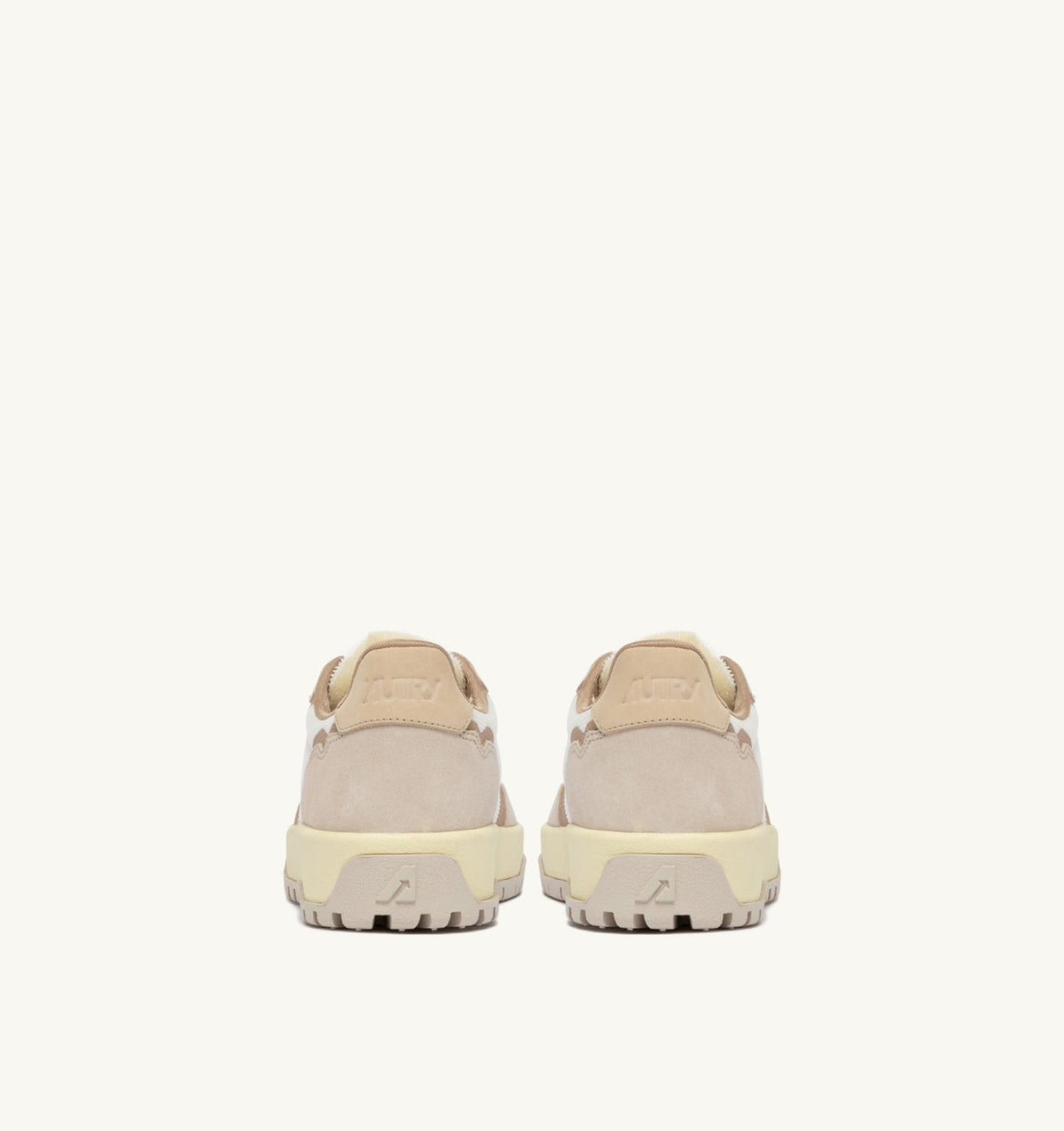 WILDPACE LOW SNEAKERS IN WHISPER WHITE AND SAND DRAGON MESH AND SUEDE - AUTRY Latest