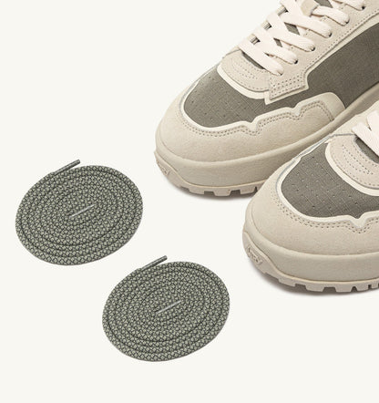 WILDPACE LOW SNEAKERS IN ELM AND WHITE CORDURA AND SUEDE - AUTRY Value