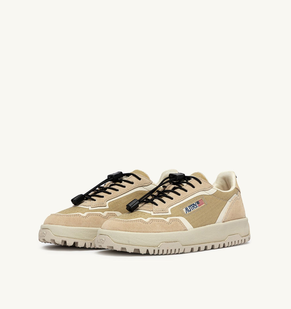 WILDPACE LOW SNEAKERS IN BOULDUR CORDURA AND SUEDE - AUTRY Quality
