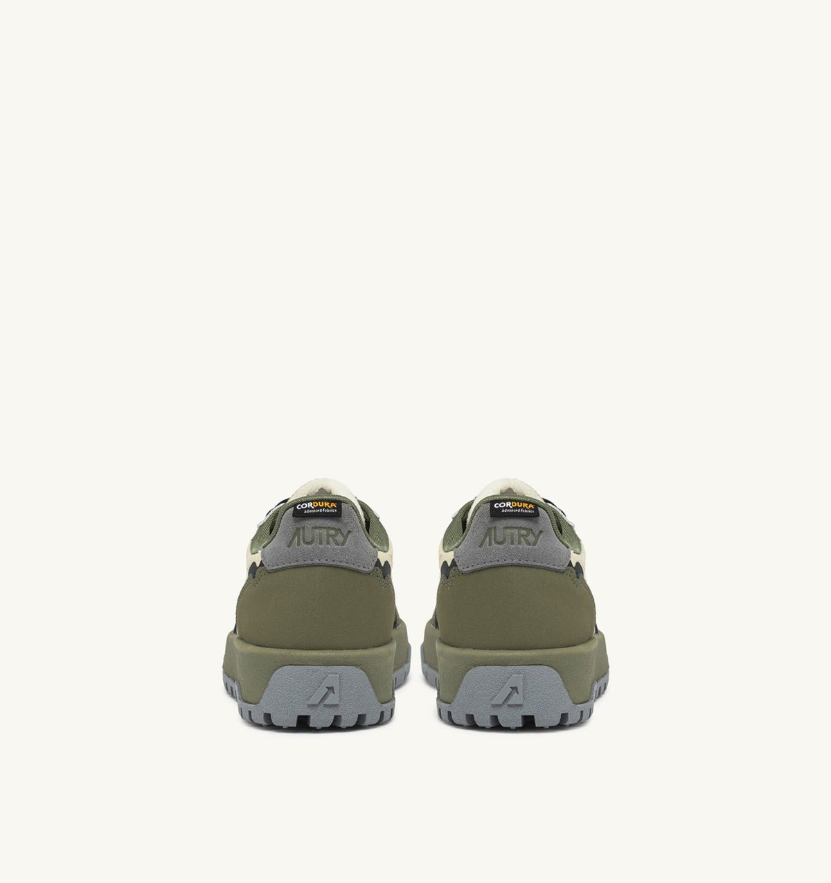 WILDPACE LOW SNEAKERS IN RIPSTOP NYLON AND LEATHER COLOR CASTLE WALL AND TITANIUM - AUTRY Value