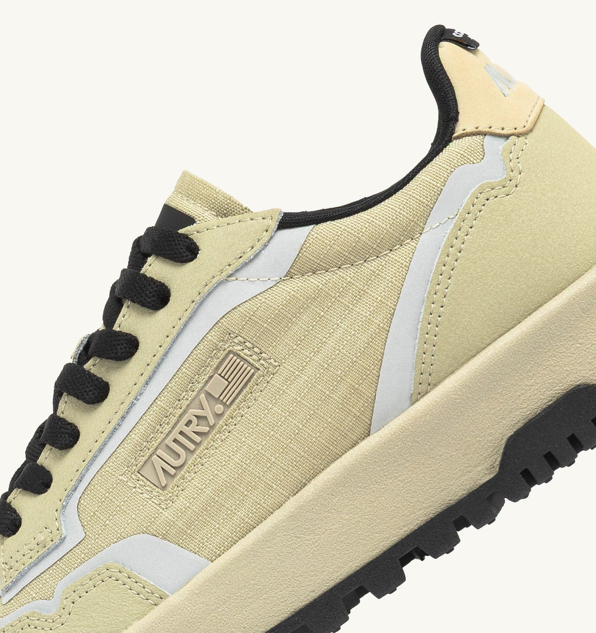 WILDPACE LOW SNEAKERS IN RIPSTOP NYLON AND LEATHER COLOR TIDAL FOAM AND REFLEX - AUTRY Latest