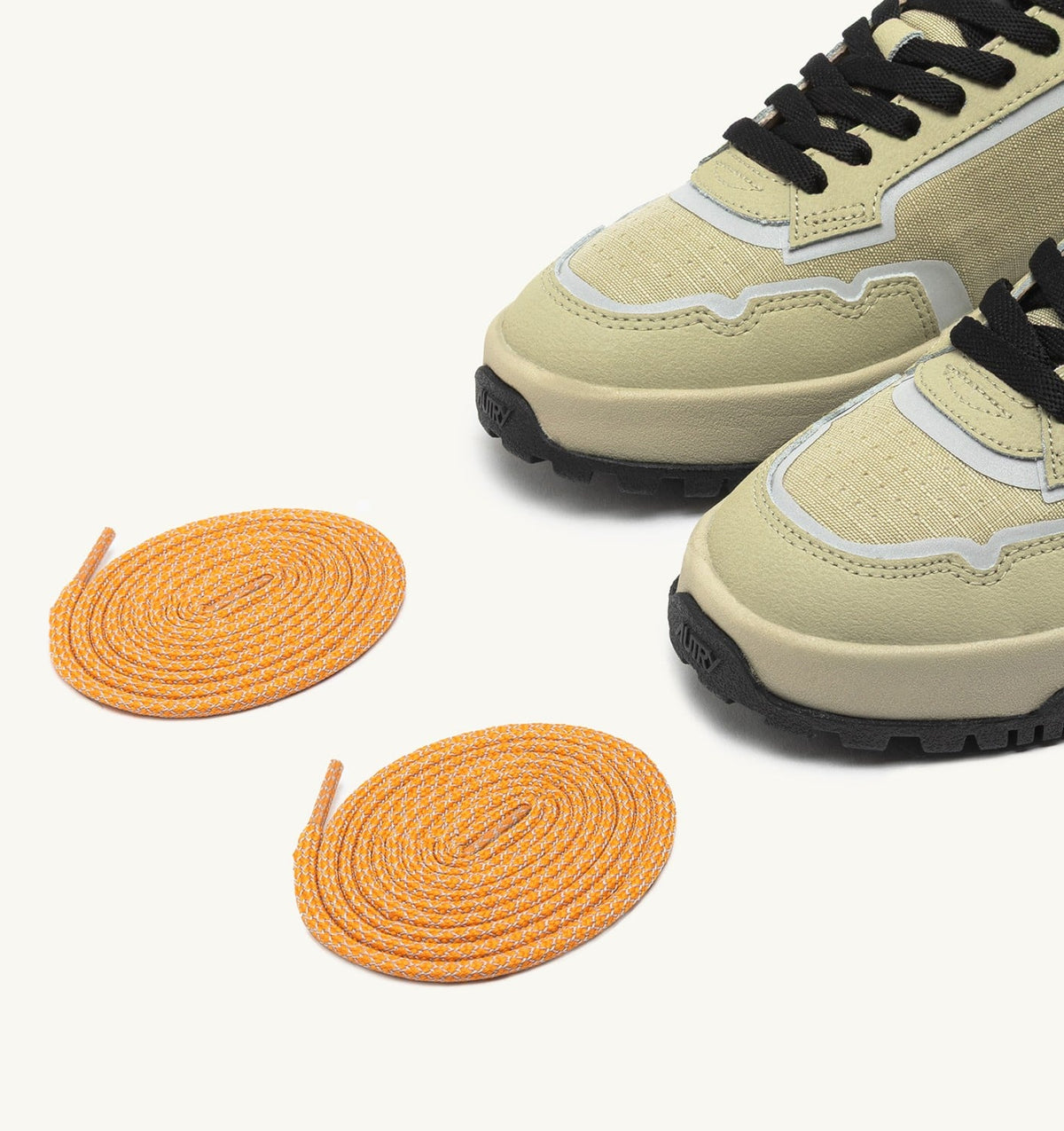 WILDPACE LOW SNEAKERS IN RIPSTOP NYLON AND LEATHER COLOR TIDAL FOAM AND REFLEX - AUTRY Latest