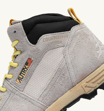 MALGA COURMAYEUR IN ICE AND LEMON DROP SUEDE - AUTRY Everyday