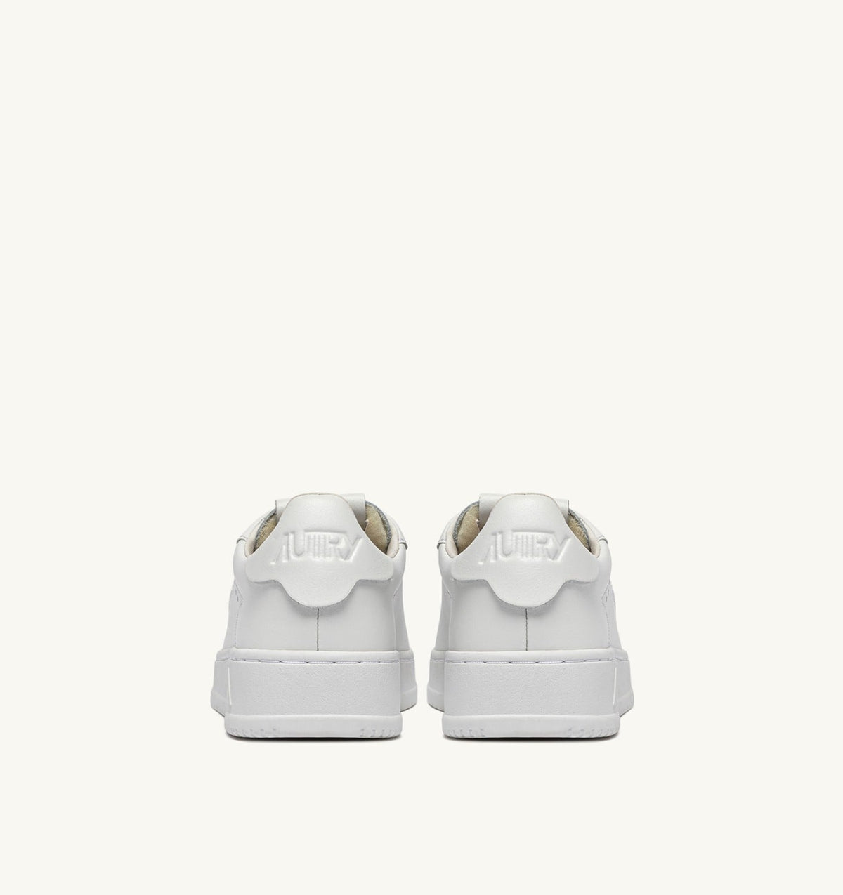 DALLAS LOW SNEAKERS IN WHITE LEATHER - AUTRY Great Value