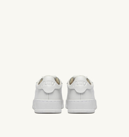 DALLAS LOW SNEAKERS IN WHITE LEATHER - AUTRY Great Value