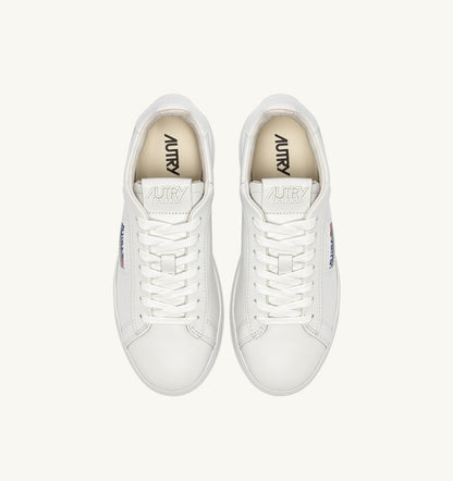 DALLAS LOW SNEAKERS IN WHITE LEATHER - AUTRY Great Value