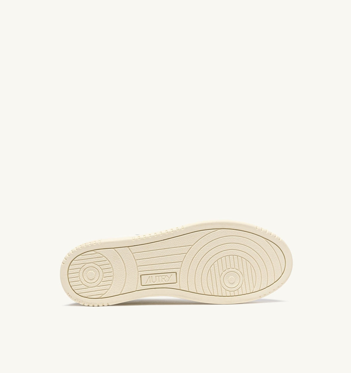 DALLAS LOW SNEAKERS IN LODEN GREEN AND MARSHMALLOW LEATHER - AUTRY Essential