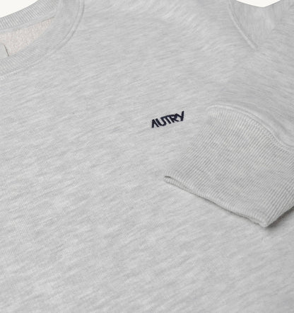 EMBROIDERED LOGO CREWNECK SWEATSHIRT MAN - AUTRY Latest