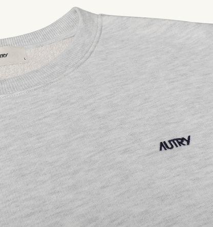 EMBROIDERED LOGO CREWNECK SWEATSHIRT MAN - AUTRY Latest