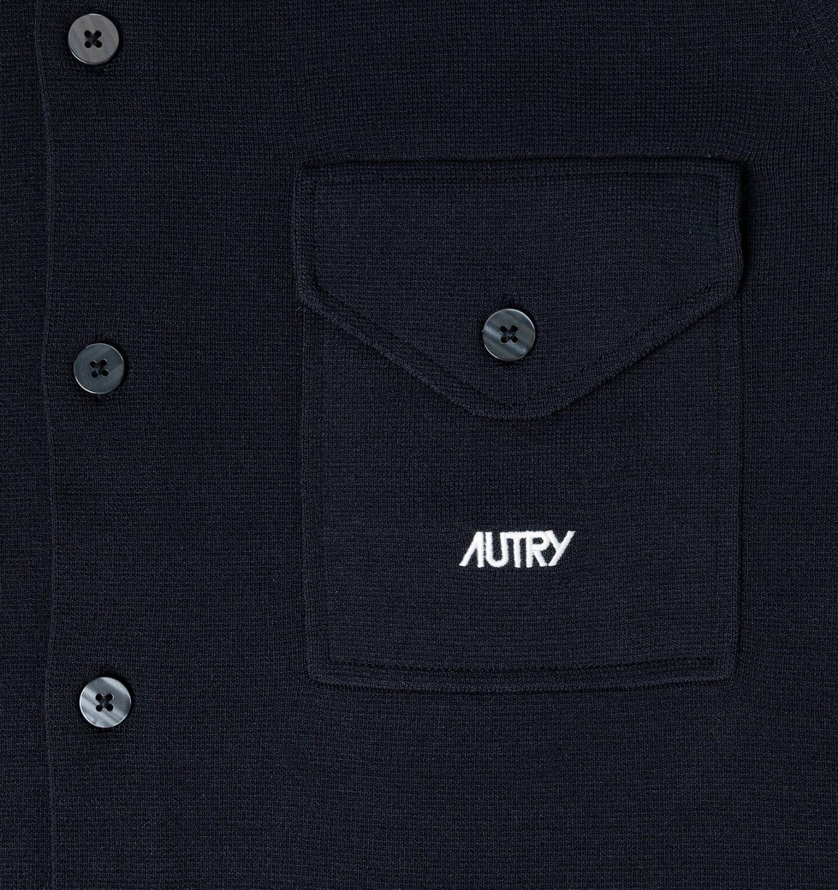 KNITTED VISCOSE SHIRT JACKET MAN - AUTRY Value