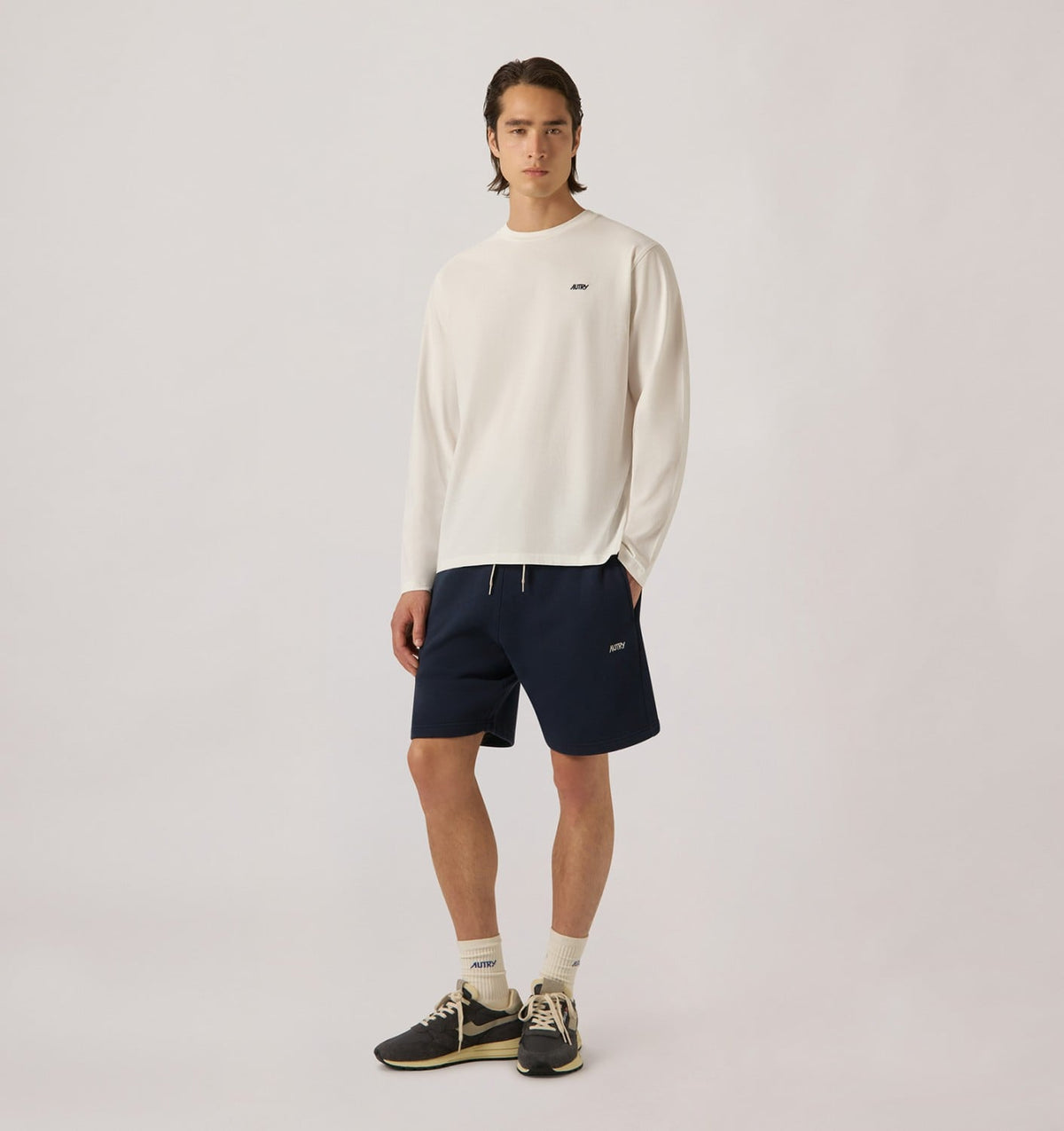 EMBROIDERED LOGO SHORTS MAN - AUTRY Essential