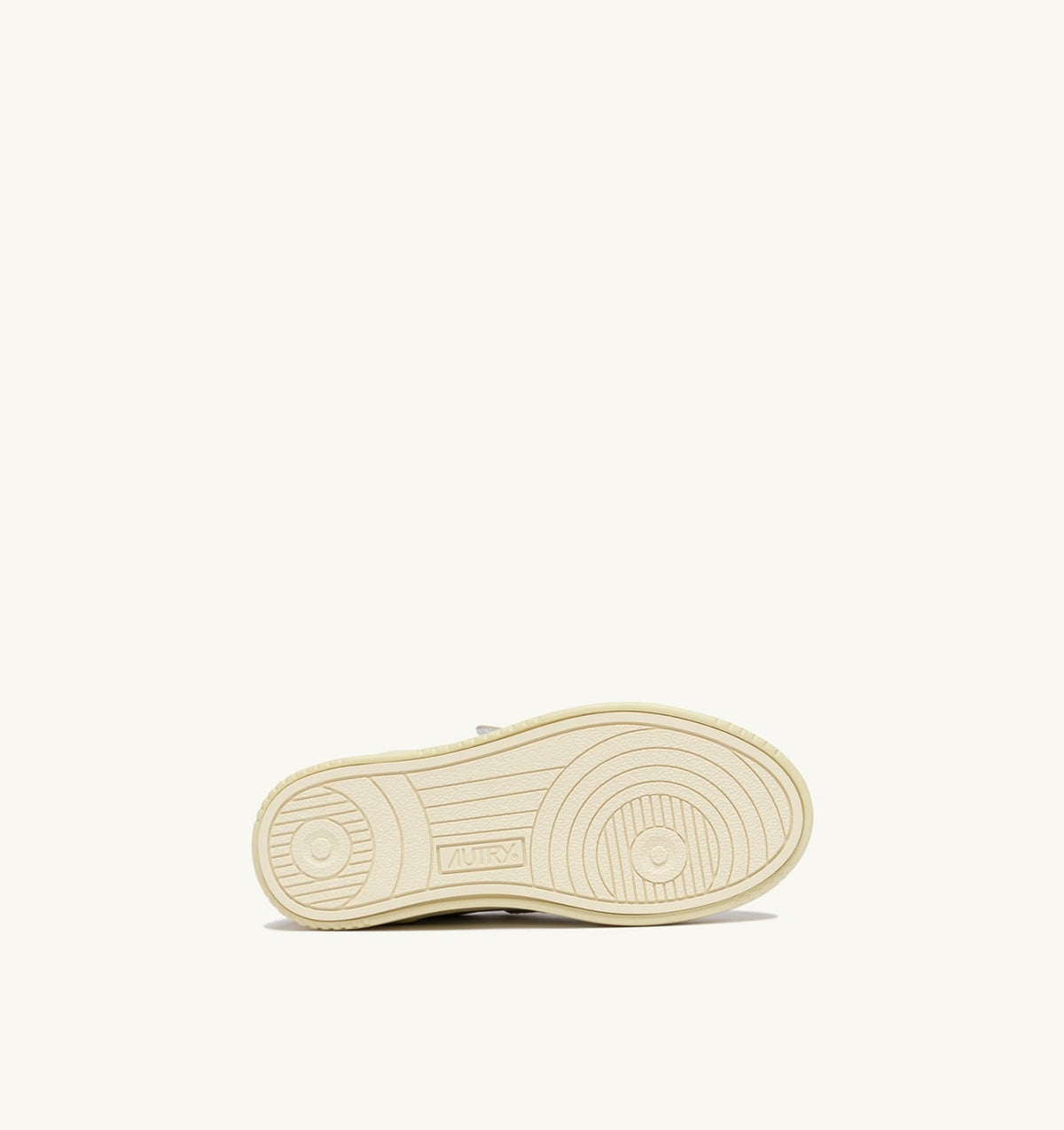 MEDALIST KIDSTRIPES SNEAKERS IN WHITE LEATHER AND BROWN MUSCAT AND SAND SUEDE - AUTRY Classic