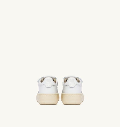 MEDALIST KIDSTRIPES LOW SNEAKERS IN WHITE LEATHER - AUTRY Value