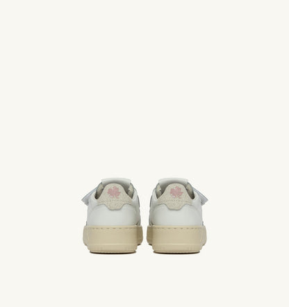 MEDALIST LOW KIDSTRIPES SNEAKERS IN LEATHER COLOR WHITE AND GLITTER - AUTRY Latest